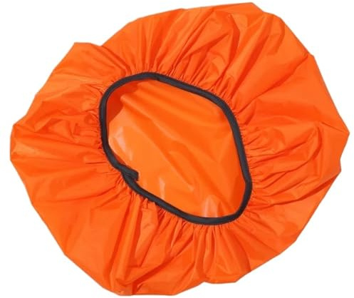 ZYFHYU 2Pcs Backpack Rain Cover 30L RainCover for Camping Climbing Bags Hiking Travel Bag Raincover für Wandern, Camping, Radfahren(Orange)