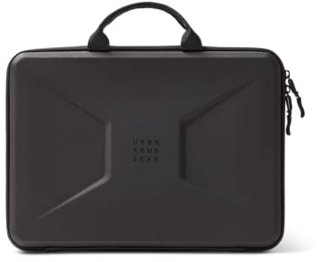 URBAN ARMOR GEAR Civilian Shock Sleeve Laptop-Tasche 13-14 Zoll (Tragegriff, Eva Case mit Mikrovelourslederfutter, Leichtgängige Doppel-Reißverschlüsse) schwarz