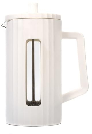 Homeponnew Cafetera de prensa francesa, jarra de vidrio resistente al calor de 1000 ml con filtro de malla de acero inoxidable, apta para lavavajillas, para el hogar, la oficina o los viajes