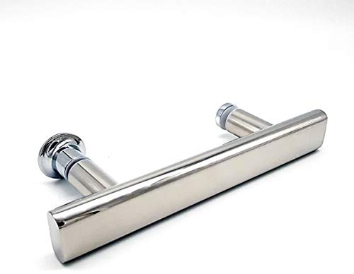 Chrome Shower Door Handle | 145mm Hole Centres | 220mm Long | Suitable for Shower Enclosures | HAND016
