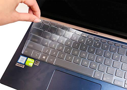 Copertura della tastiera trasparente per 14 pollici ZenBook UX433FA UX433FN copertura della tastiera del computer portatile TPU pelle protettiva morbida ultra sottile protezione della tastiera