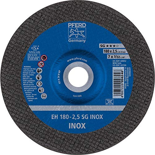 25 x PFERD Trennscheibe EH 180-2,5 SG INOX | Art.: 61323224