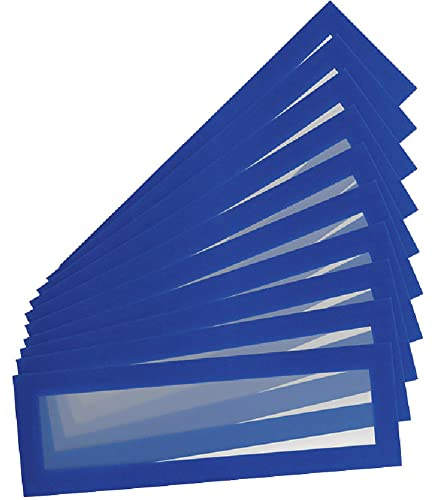 Djois, 195201 – Magnetrahmen für Überschriften Magneto Pro, A5, Blau, 10 St | Aushänge schnell fixieren · Für Metallflächen · Ohne Lochen · Wiederverwendbar