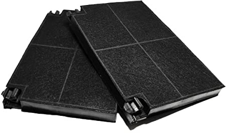 EVAYP / 2x Aktivkohlefilter/Passend für AEG - Zanussi - Elecktrolux- Juno - Franke - Elica - Kuppersbusch / EFF55 50232980008 1120016758 ZUB551 C00043058 5403002 für Küchenhauben