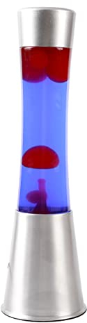 I-TOTAL® - Lava lamp Magma / 40 CM (argento viola/rosa)