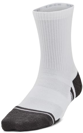 Under Armour Pojkstrumpor, Vit/vit/kolgrå, M