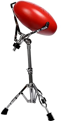 Zungentrommelständer aus Stahl, Leichter, doppelstrebiger Stativ-Snare-Ständer, Faltbarer Handpan-Ständer, höhenverstellbare Handpan-Trommeln