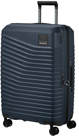 Samsonite Intuo - Spinner M, Erweiterbarer Koffer, 69 cm, 79/87 L, Blau (Blue Nights)