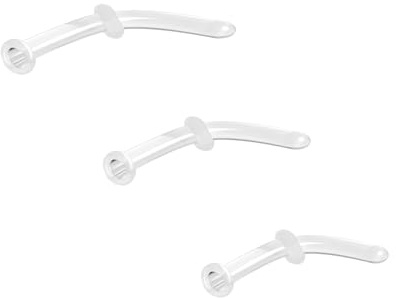 ZS Nasenpiercing aus Glas, gebogen, 14 g, 16 g, 18 g, gebogener Knorpel, Daith, Helix, Nasenpiercing, Schmuck für Männer und Frauen, 3 Stück, 14g, 16g, 18g, Glas, Kein Edelstein