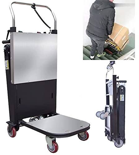 Carrello Saliscale Elettrico Carrello saliscale elettrico Carrello saliscale pieghevole elettrico, carrello saliscale portatile, macchina saliscale con braccio a S, facile da usare/di lunga