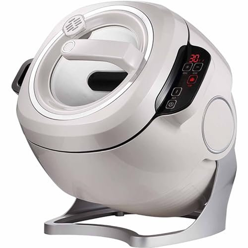Procesador de alimentos comercial de 6 litros, máquina de cocción automática inteligente con calefacción giratoria de 360° para el hogar, restaurante, ajuste de calor 3D