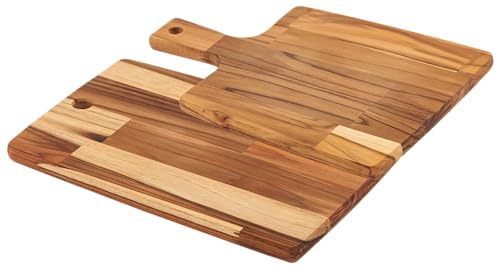 Tramontina Juego de 2 tablas de madera certificada para picar y servir 34 x 23 cm