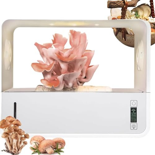 Kit de tente de culture champignon – Hydroponie d'intérieur avec lumière de culture, contrôle de la température et de l'humidité pour stations de mycologie et de propagation