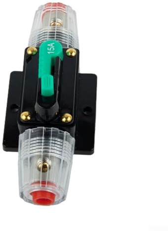 Zilimontt Disjoncteur 10 A-100 A Amp avec fusible de réinitialisation manuelle, 12 V-48 V DC étanche pour voiture, bateau, et protection de l'alimentation audio, prévention des surcharges, panneau (15