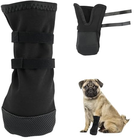 PLUSHCEWT Dog Paws Recovery Shoe,Hundeschuhe Pfotenschutz Outdoor, S | Pfotenschutz Hund Verletzung,Hundesocken Anti Leckschutz,Haustierwunden Verhindern Lecken,Dogs Recovery Boots Pet Verletzung