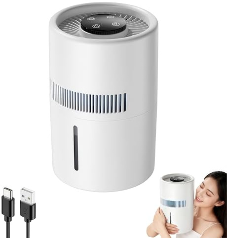 Osmo AirMistify Pro 2-in-1 Luftreiniger und Luftbefeuchter verfügt über eine Ausgangsleistung von 5 W, ein Wassertankvolumen von 4 Litern und einen geräuschlosen USB-Netzadapter.