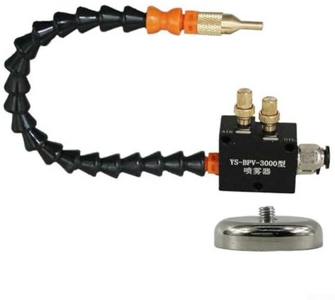 Enfriador de pulverización de 3 L para máquinas CNC, pulverizador de lubricación con tubo de entrada de 0.5 m, válvula solenoide de 24 V/110 V/220 V (110 V)