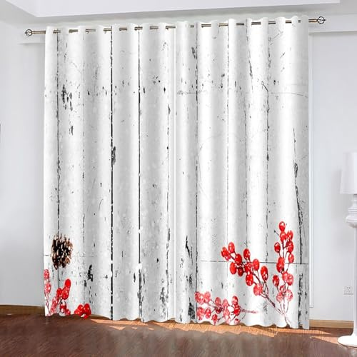 Wycian Utomhusgardiner gardin vit röd brun 2 Er polyester träbräda bakgrund och växter H 115 x B 86 cm för sovrum