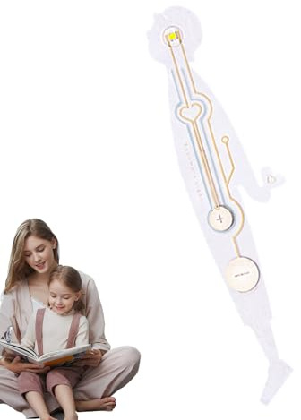 Manolyee Luz de lectura LED, Lámpara de libro LED - Lámpara de marcador magnético - Luz de lectura magnética para el cuidado de los ojos, luz de libro para dormitorio, sala de estudio, mesa
