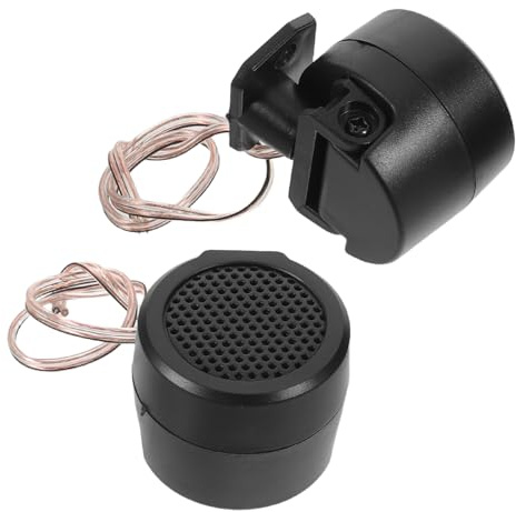 HOMOCONO Tweeter a Cupola Mini per Autoradio 500w, Coppia di Altoparlanti Stereo per Portiere Auto, Accessori Audio per Veicoli Elettrici Uscita ad Alta Efficienza e Tonalità Alte