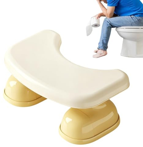 Generisch Panca WC per piedi, sgabello antiscivolo per il WC, sgabello con supporto per la postura, per anziani, bambini, doccia, vasca da bagno, comodino, cucina