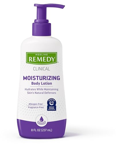 Remedy Dermatology Series Body Lotion for Dry Skin, Moisturizing Lotion for Body, Hands and Feet, Dermatologist Tested and Paraben Free, Great for Eczema or Sensitive Skin, 8 fl oz