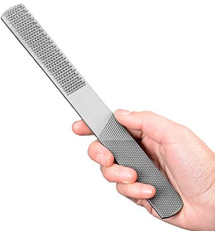 YankMooM Half Round Flat Rasp 4 in 1 Carbon Steel Wood Rasp for Shaping Wood Leather Plastic Metal Tools,Wood Carving Files Rasp (8''/200mm)