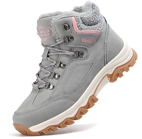 TARELO Winterschuhe Damen Rutschfest Winterstiefel Größe 36-42
