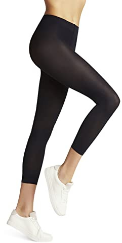 FALKE Damer Pure Matt 50 halv ogenomskinlig 50 DEN hållbar utan mönster 1 st strumpbyxor, blå (Marine 6179), M-L