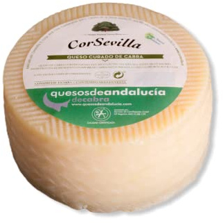 Corsevilla - Queso Curado Cabra - Calidad Certificada - Edición Limitada - Perfecto para Maridar con - Vino Tinto - Frutos Secos - Picos - Pan - Tradicional - Intenso (700 gramos aprox.)