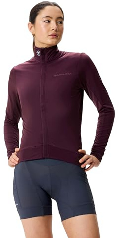 Endura Damen Xtract Roubaix Langarmtrikot für Damen | Wasserabweisend | Feuchtigkeitsableitend | Reflektierende Besätze Trikot