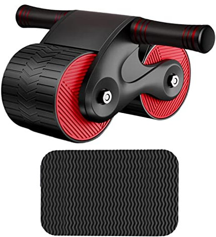 Bauchroller, Bauchroller Bauchmuskeltrainer, automatischer Rebound Ab Roller Bauchtrainer mit Handyhalterung, Bauchtrainer Bauchmuskeltrainer, Sportgerät zu Hause für Krafttraining und Rumpftraining