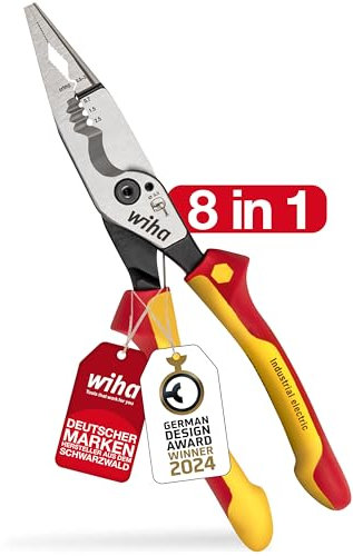 Alicates multifunción Industrial 8en1 electric con resorte de apertura acoplable y desacoplable