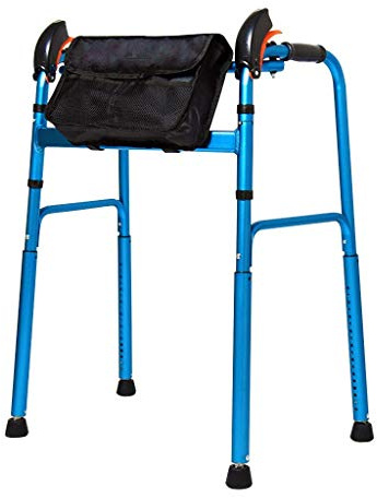 Andador para Caminar Plegable, Ajustable en Altura, liviano, para Adultos, Peso Pesado, Ancianos, Andador para Bajar de Peso, Adecuado para Interiores y Exteriores