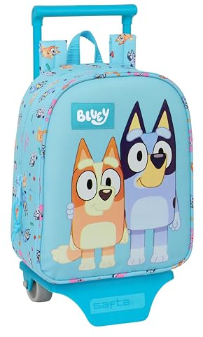 Safta Bluey With Wheels Mini Backpack One Size