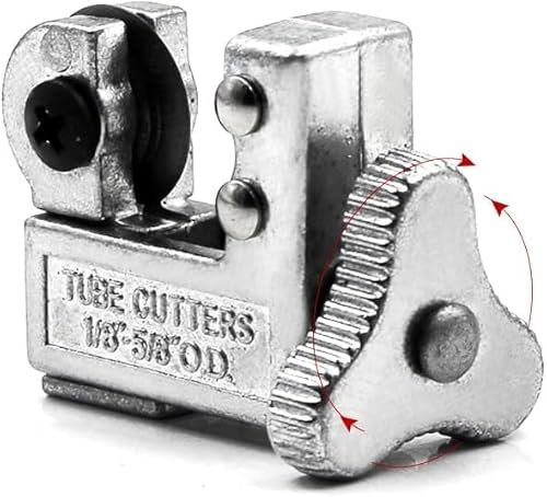 VONOTO Rohrschneider, Rohrschneider, Rohrabschneider, 1/8 Zoll - 1 1/8 Zoll für Kupferrohr, Kunststoff (1/20.3 cm - 1 1/20.3 cm Silber)