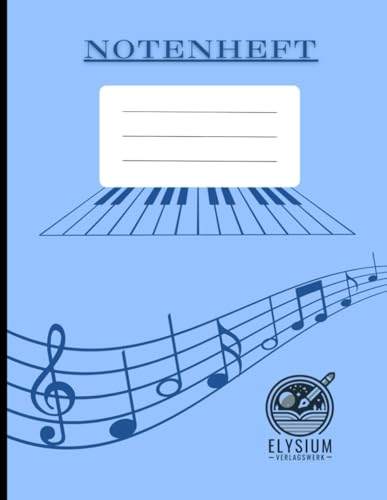 Notenheft für Musiker: Perfektes Musiktagebuch für Ihre Kompositionen: Leeres Notenbuch für Musiknoten, Kompositionen und Musikunterricht - 100 ... und Meisterwerke: Notenhefte für Musiker)