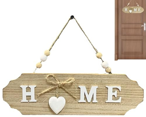 Cartello di benvenuto Frfik, in legno, decorazione per la casa, da appendere, cartello di benvenuto per la casa, amicizia, decorazione retrò, decorazioni