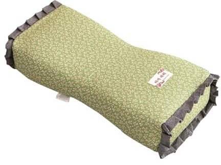 KESOTO Buchweizenkissen für Erholsamen Schlaf, Nackenstütze, Abnehmbarer Bezug, Ideal für Zuhause Und Hotel, GrÜn