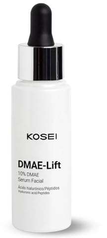 KOSEI | DMAE-Lift Serum Facial | Reafirmante y Tensor con DMAE al 10% | Antiedad y Antioxidante | Mejora Elasticidad y Luminosidad | 30 ml