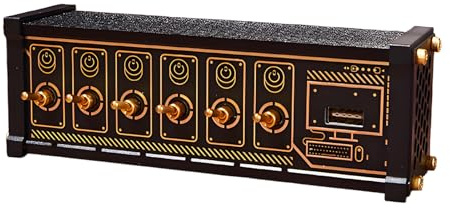 6 Port USB Switcher, Independent Control, Button Switch, Retro Gold Plating Table Setting, Share USB Devices