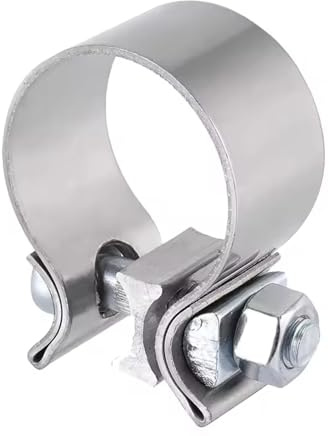 Abrazaderas de escape universales, ø63-67 mm, abrazadera de manguera, abrazadera de tubo de escape de acero inoxidable 304, abrazaderas en forma de O, abrazadera para tubo de escape, abrazadera