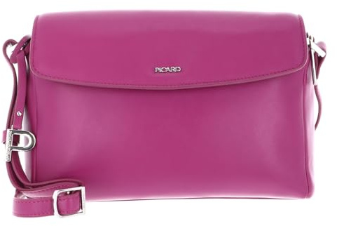 Picard Cuir sac à épaule bandoulière Really Crossbody Bag Fuchsia pourpre