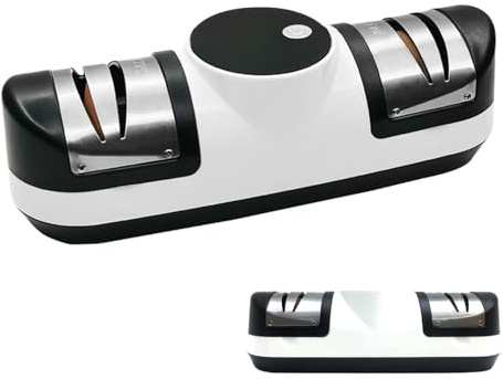 Aiguiseur Électrique Pour Couteaux,Aiguiseur De Couteaux - Aiguiseurs Réglables Affûteur Rechargeable Silencieux À 3 Vitesses Un Affûtage Fin Et Rugueux