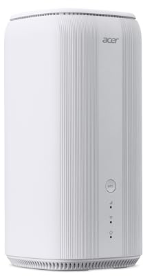 Acer Connect X6E - Router 5G, processore Qualcomm Snapdragon, Wi-Fi 6E Tri-Band, 4 x 4 MU-MIMO, doppia connettività 5G/WAN, fino a 128 dispositivi, bianco (ricondizionato)
