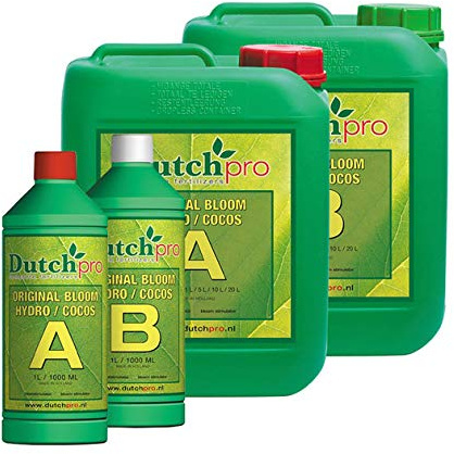 Dutch Pro Hydroponics Coco Grow A & B 1L 5L 10L 20L Growth Nutrient UK (A+B 1L)