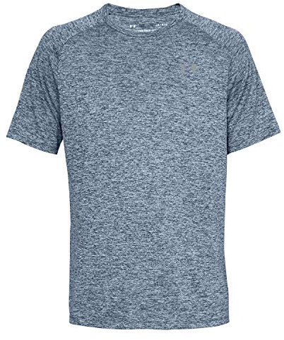 Under Armour Herr T-Shirt Tech 2.0, Academy/Steel, L