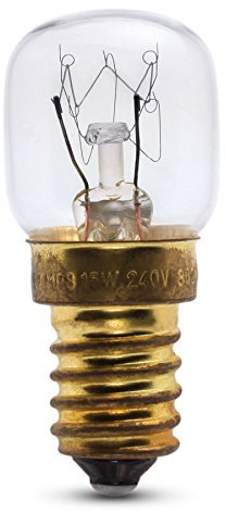 25w Oven lamp for use Within a New World Oven. 240v. 300° Heat Resistant. SES (E14) Small Edison Screw Cooker Light Bulb