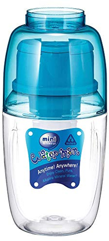 Biomineral Wasserfilter Waterman Mini von Waters Korea I der Mobile BPA-freie Trinkwasserfilter für basisches ionisiertes & mineralienreiches Trinkwasser