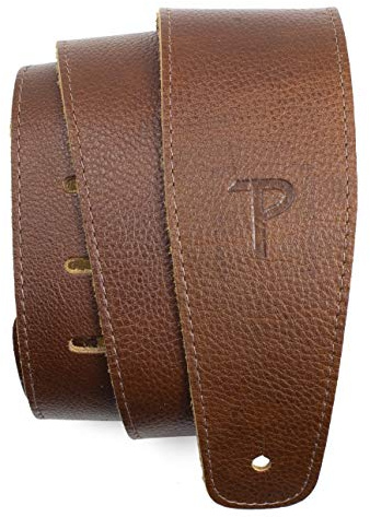 Perri’s Leathers Ltd. - Guitar Strap - Saddle Leather - Adjustable - For Acoustic/Bass/Electric Guitars - Made in Canada
